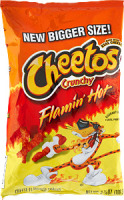 Cheetos Crunchy Flamin' Hot Cheese Flavored Snacks