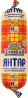 Сыр плавленый 50% пастообразный Янтарь Славія м/у 180г