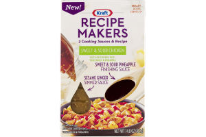 Kraft Recipe Makers Cooking Sauces Skillet Recipe Sweet & Sour Chicken