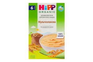 Каша безмолочная для детей от 6мес Мультизлаковая Organic Hipp к/у 200г