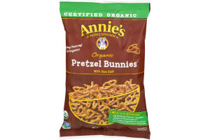 Annie's Homegrown Organic Pretzel Bunnies With Sea Salt