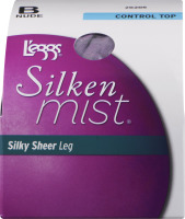 L'eggs Silken Mist Pantyhose Control Top Silky Sheer Leg B Nude