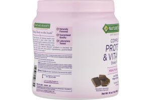 Nature's Bounty Optimal Solutions Complete Protein & Vitamin Shake Mix Decadent Chocolate
