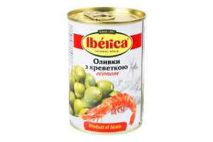 Оливки фаршировані креветкою Iberica з/б 280г
