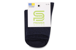 Шкарпетки Premier socks Економ сер рез сині р16-18