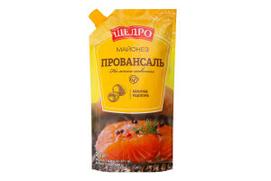Майонез 67% на яєчних жовтках Провансаль Щедро д/п 300г