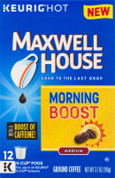 Maxwell House Ground Coffee K-Cup Pods Morning Boost - 12 CT