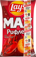 Чипси картопляні Лобстер Рифлені Max Lay's м/у 95г