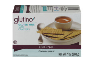 Glutino Gluten Free Table Crackers Original