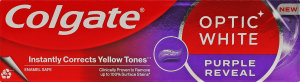 Паста зубная Фиолетовый отбеливающий эффект Optic White Colgate 75мл