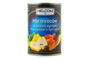 Коктейль фруктовый в сиропе Helcom ж/б 425г