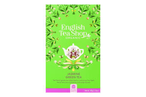 Чай зел English Tea Shop аромат жасмину органіч