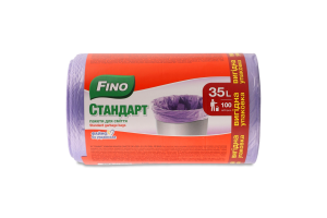 Пакети для сміття 35л Стандарт Fino 100шт