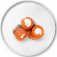 Рулет с лосося с сыром Филадельфия ЭК