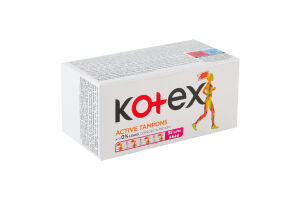 Тампоны гигиенические Супер Active Kotex 32шт