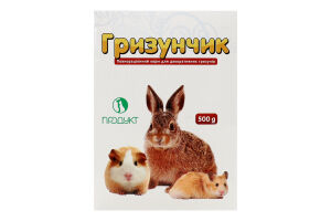 Корм для декоративних гризунів Гризунчик Продукт к/у 500г
