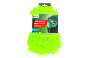 Щітка-рукавиця д/мийки авто Макарони 15*22см EcoKraft