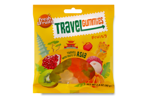 Конфеты Wawel Travel Gummies Asia с фрукт вкус