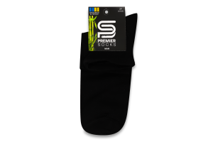 Шкарпетки чоловічі середній пагомілок Premier socks 29 чорний