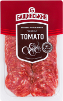 Колбаса со свининой нарезанная слайсами Tomato Бащинський с/в олх в/с лоток 0.07кг