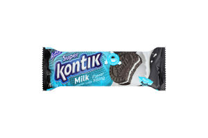 Печиво-сендвіч із начинкою зі смаком молока Super Kontik Konti м/у 76г