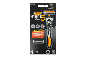 Станок д/гоління Flex-5 Hibrid+1картридж BiC