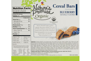 Nature's Promise Organic Cereal Bars Blueberry - 6 CT