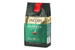 Кофе натуральный жареный в зернах Kronung Jacobs м/у 250г
