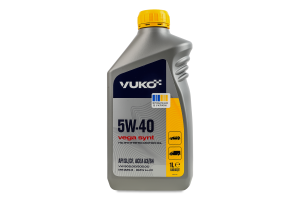 Олива моторна універсальна НС-синтетична всесезонна 5W-40 Vega synt Vuko 1л