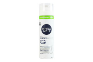 Пена для бритья для чувствительной кожи восстанавливающая Recovery Sensitive Nivea Men 200мл