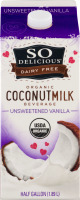 So Delicious Dairy Free Organic Coconut Milk Beverage Unsweetened Vanilla