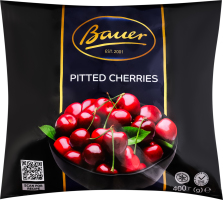 Вишні швидкого заморожування без кісточок Bauer м/у 400г