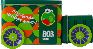 Набор продукции с игрушкой и стикером Фруктовый старт Подарочный бокс Bob Snail ж/б 108г