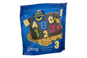 Kraft Pasta Shapes A-B-C's 1-2-3's