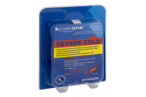 CareOne Severe Cold Caplets - 20 CT
