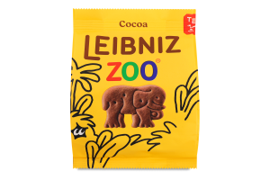 Печенье Какао Zoo Leibniz м/у 100г
