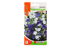 Насіння Квіти Дзвоники Карпатськi багаторiчнi 0,1г Яскрава
