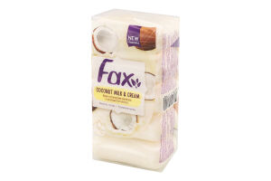 Мыло туалетное Coconut milk&Cream Fax 5х70г