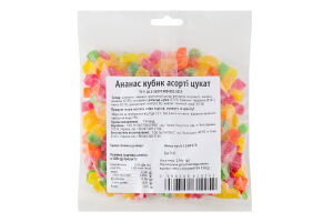 Микс цукатов кубик п/у 250г