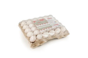 Яйца куриные пищевые столовые второй категории Птахофабрика Україна к/у 30шт