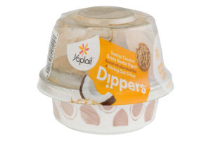 Yoplait Dippers Greek Nonfat Yogurt Toasted Coconut + Honey Oat Crisps
