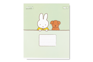 Зошит Yes! My Miffy А5 коса лінія 12арк