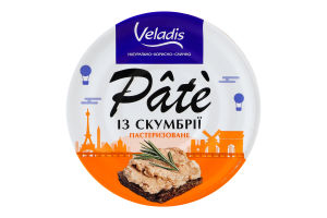 Пате із скумбрії пастеризоване Veladis з/б 100г