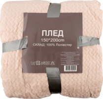 Плед микрофибра однотонный фактурный 150х200см №YXT24031991 Ningbo Union Point Imp&Exp Co. Ltd. 1шт в ассорт
