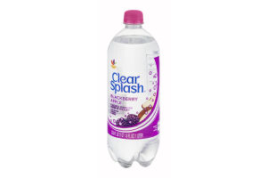 Ahold Clear Splash Flavored Sparkling Water Beverage Blackberry Apple