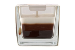 Свічка ароматична Кубик Шоколад та апельсин 100г скло Пако ІФ