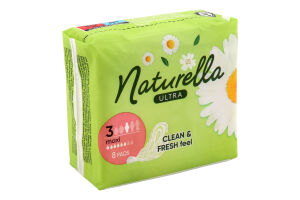 Прокладки гігієнічні Максі Ultra Camomile Naturella 8шт