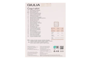 Футболка жіноча з мікрофібри Giulia L/XL nero