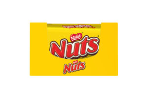 Батончик з какао, начинкою з карамеллю та цілими лісовими горіхами Nuts м/у 5х30г