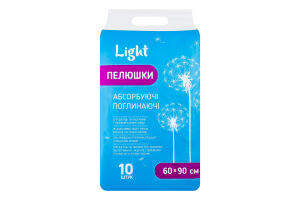 Пелюшки Light 60 х 90 см 10 шт.